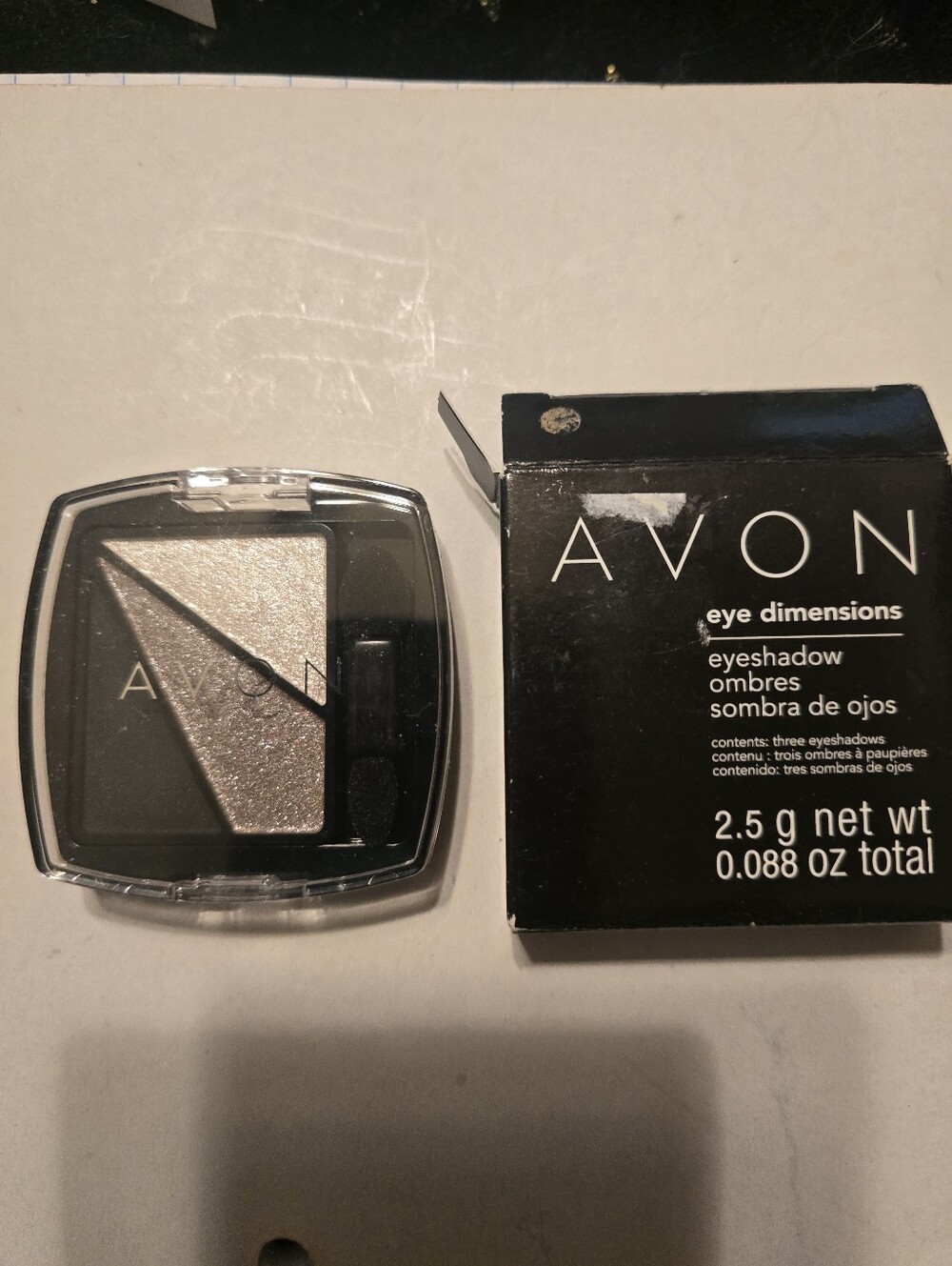 Avon Eye Dimensions Trio - Shimmer Silver & Charcoal